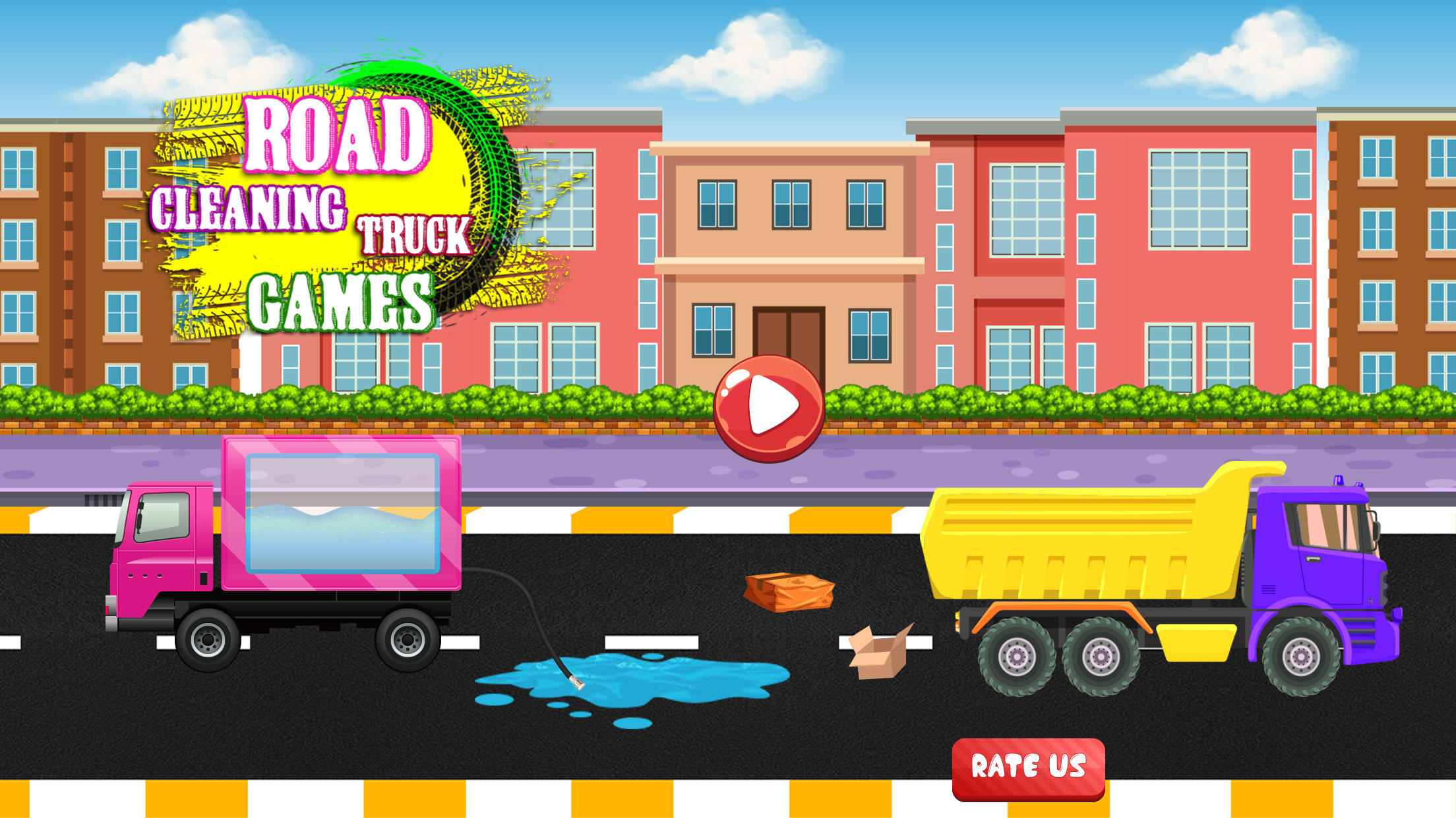 Road Cleaning Truck Games android iOS apk download for freeTapTap