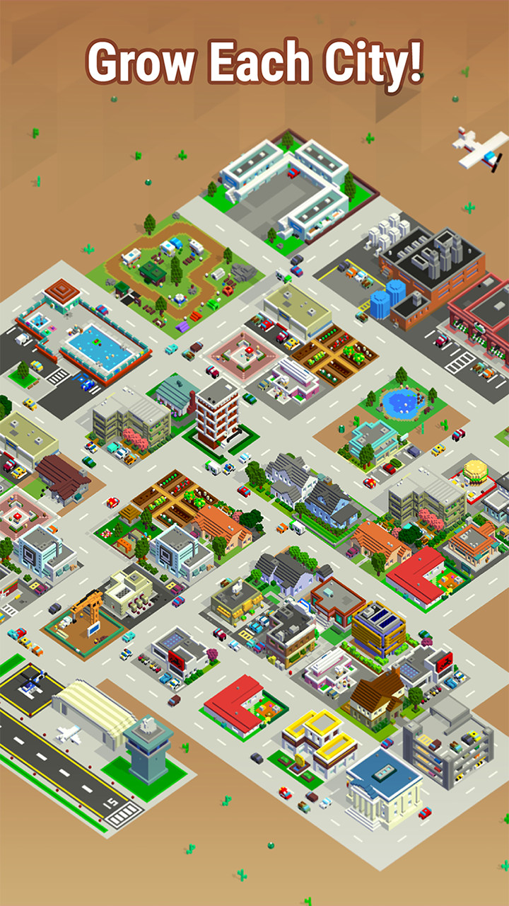 Bit City: Building Evolution Game Screenshot