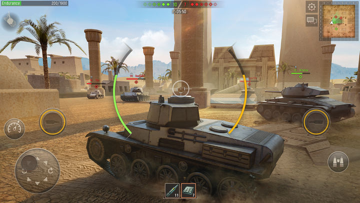 Screenshot 1 of Battle Tanks: Online War games 6.1.4