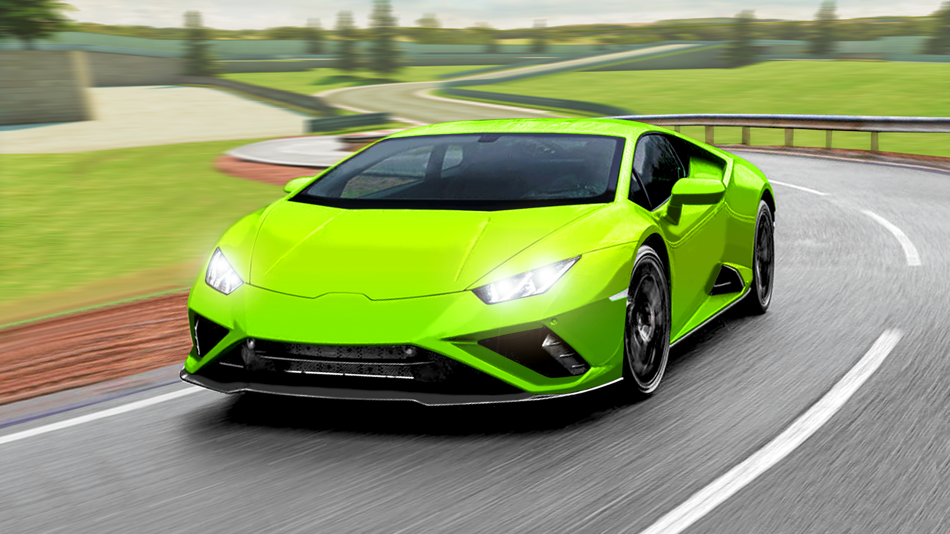 Screenshot of 3d racing games car