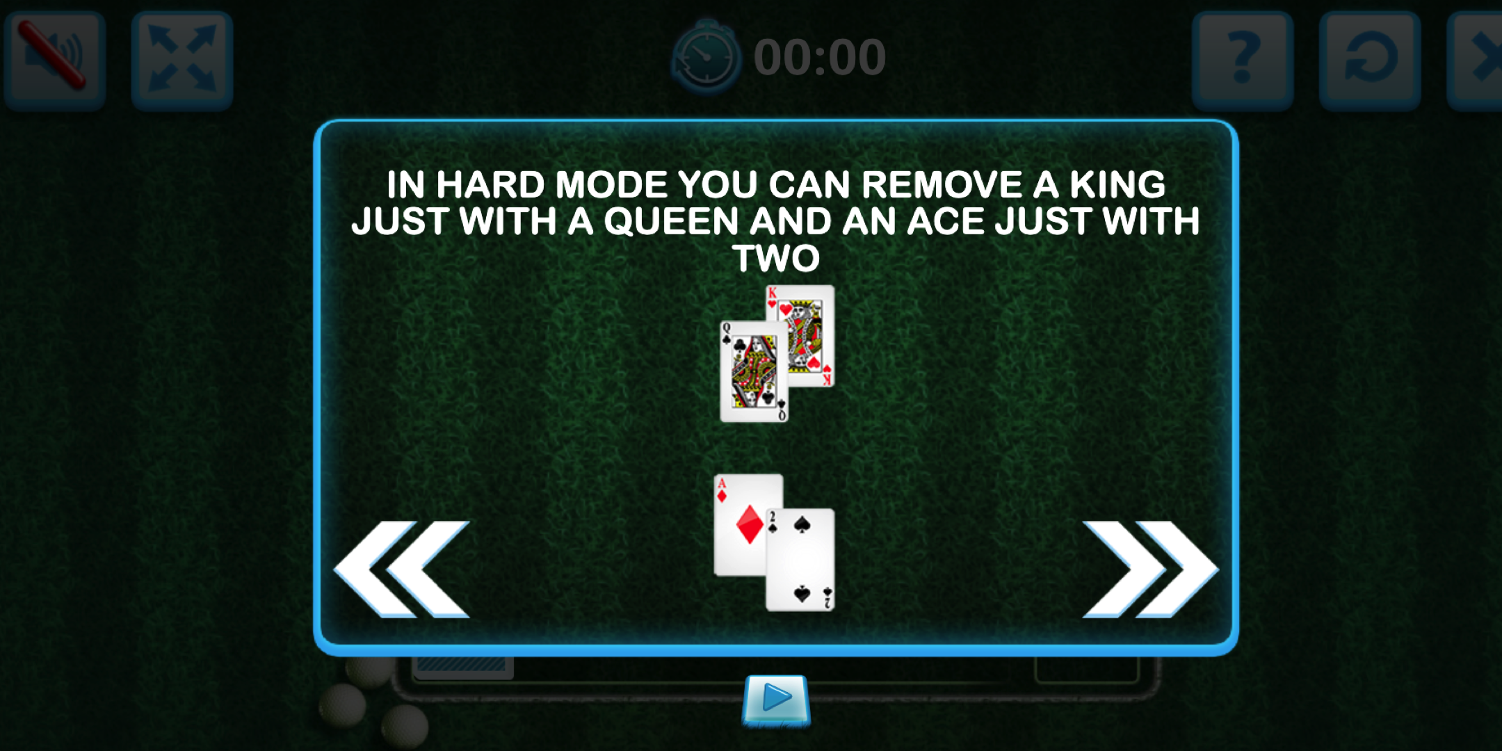 Card Solitaire Challenge Game Screenshot
