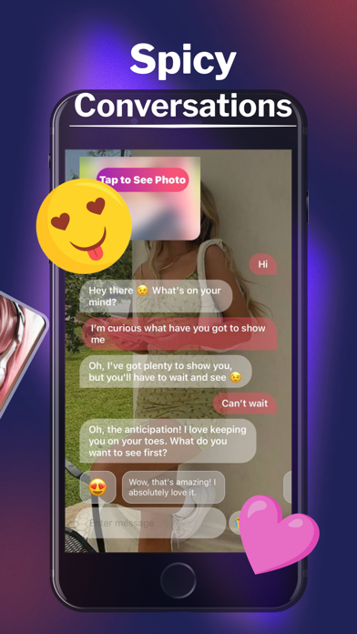 Screenshot of AI Girlfriend Chat