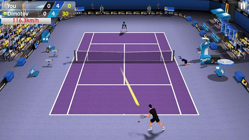 Screenshot of 3D Tennis