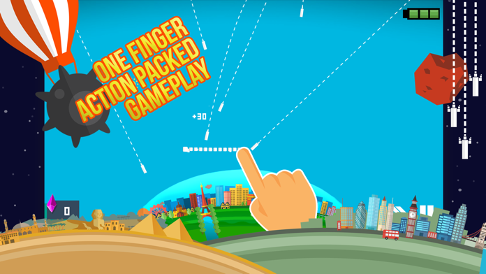 Line Defense Game Screenshot