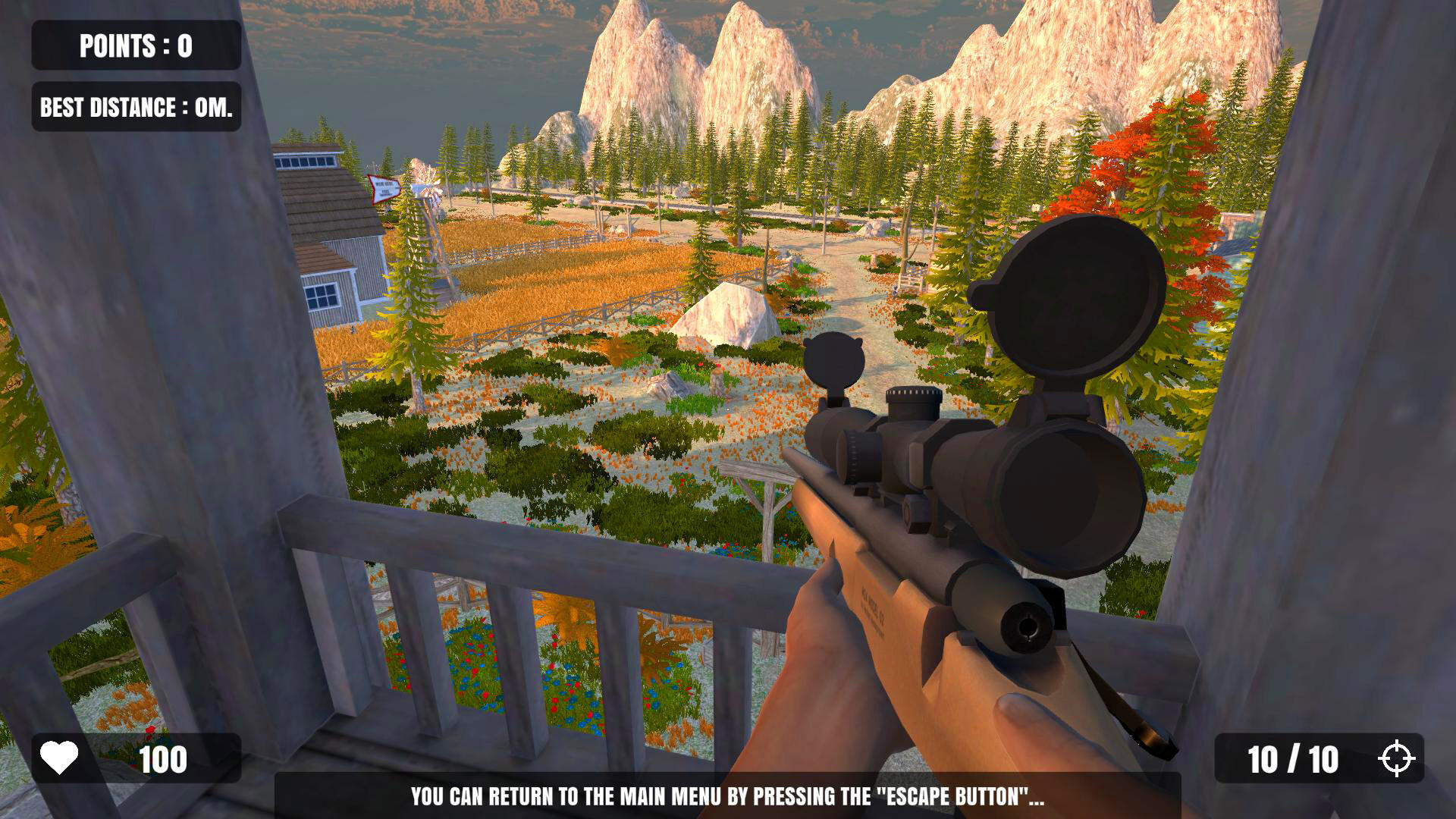 Screenshot 1 of Симулятор снайперской стрельбы на Диком Западе 