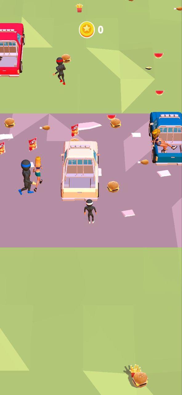 Pushing Cars Game Screenshot