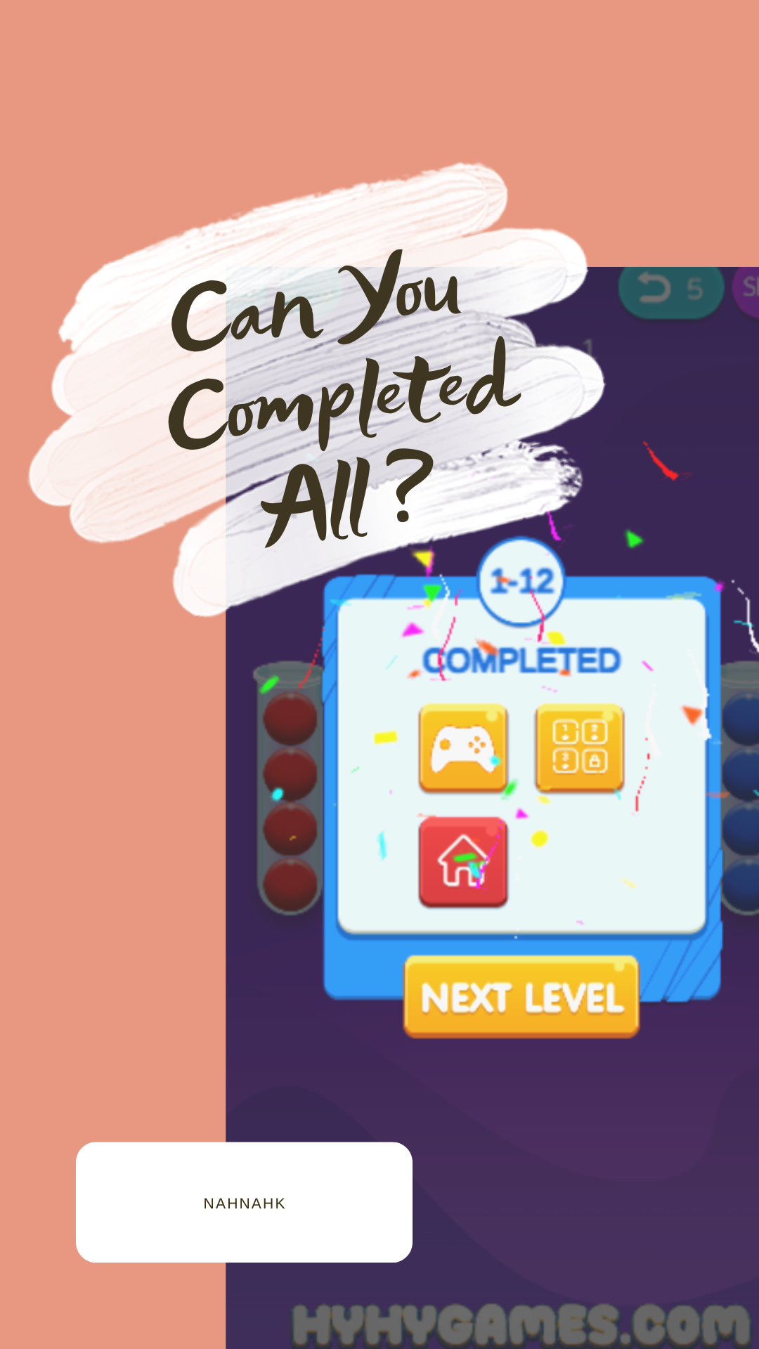 Sort Bubbles Puzzle Game Screenshot