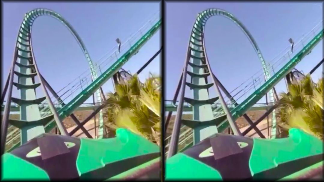 Screenshot of VR Thrills Roller Coaster Game