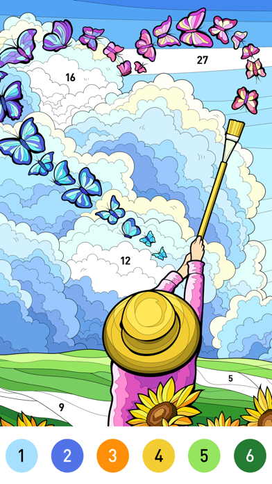 Screenshot of Heart Love Color By Number
