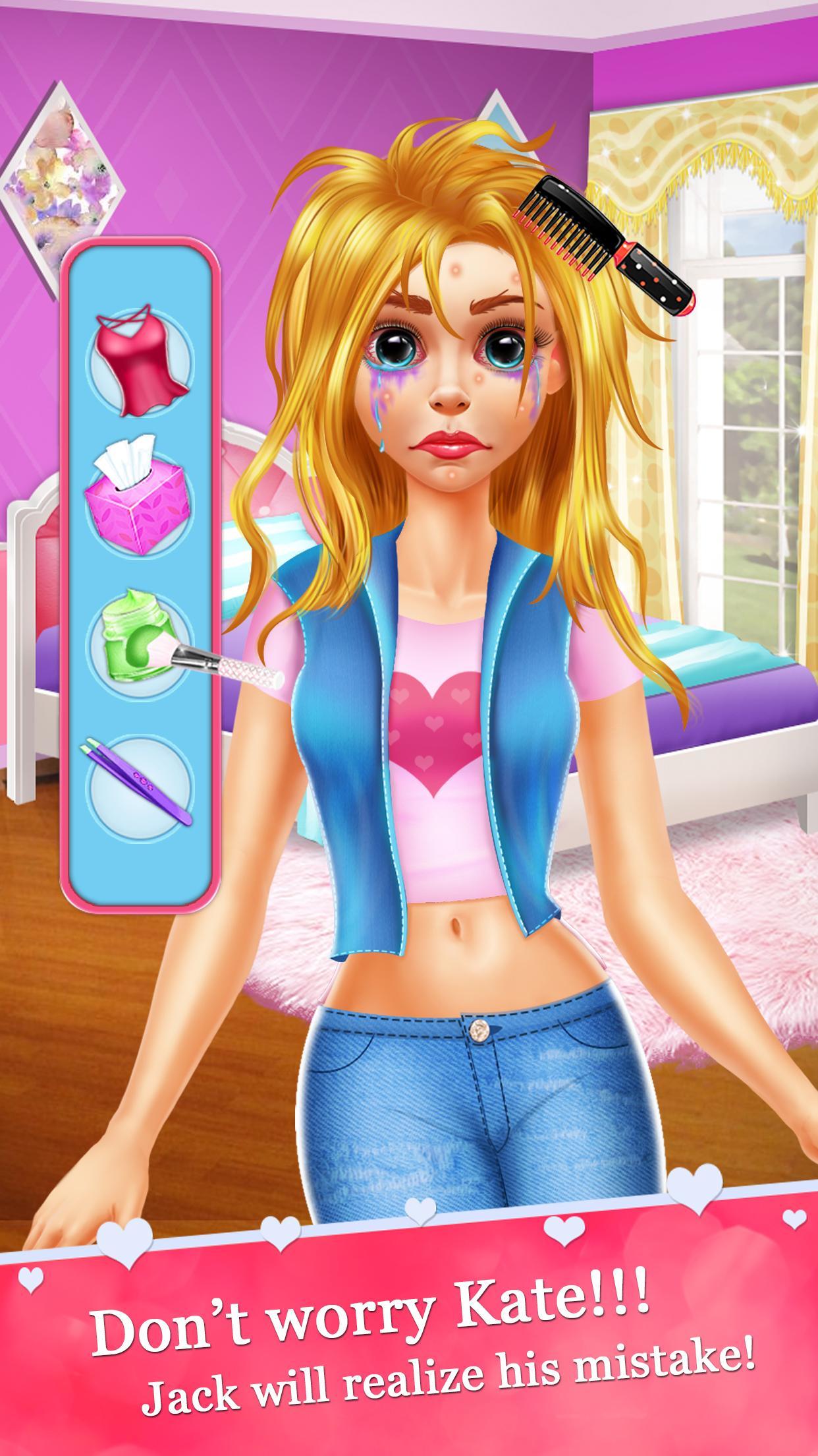 Girlfriend Breakup Story - Teen Love Choices Game Screenshot