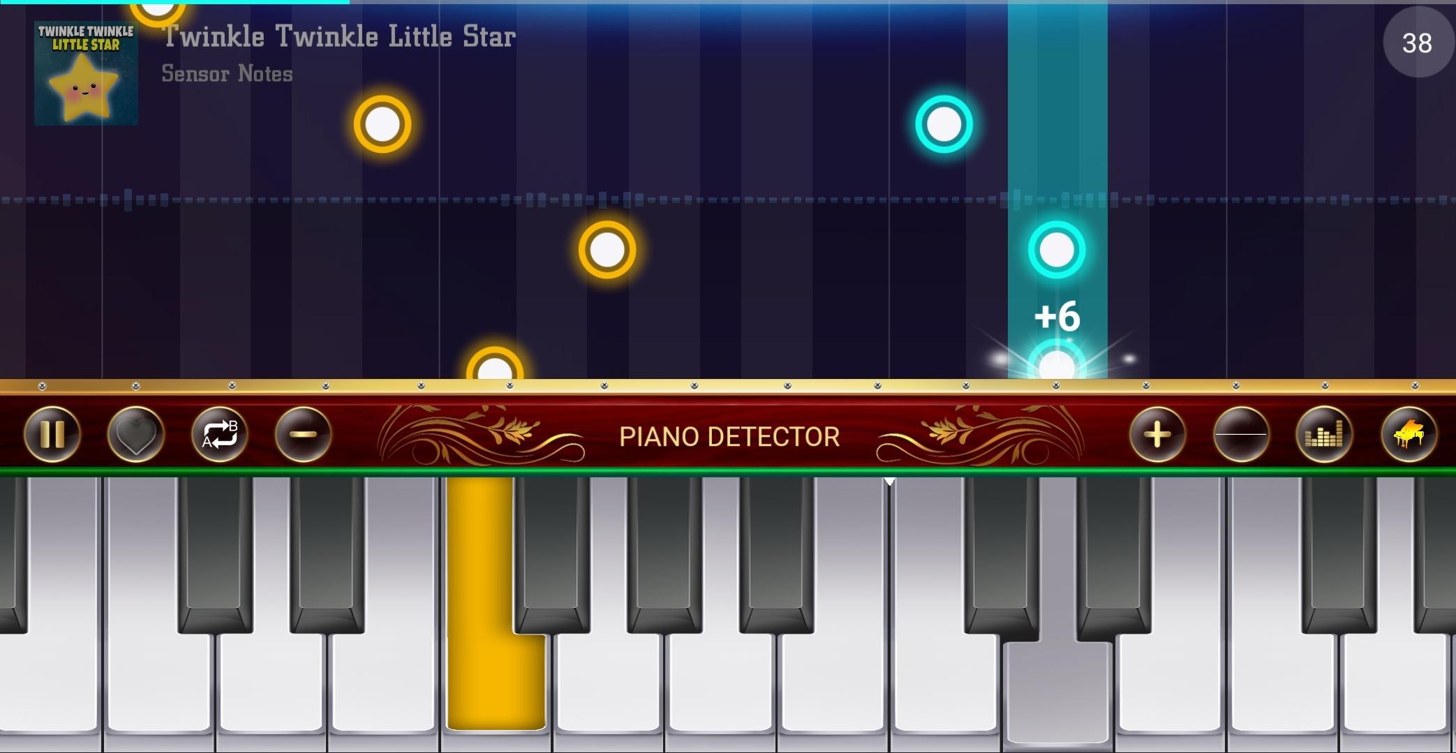 Piano Detector: Virtual Piano Game Screenshot