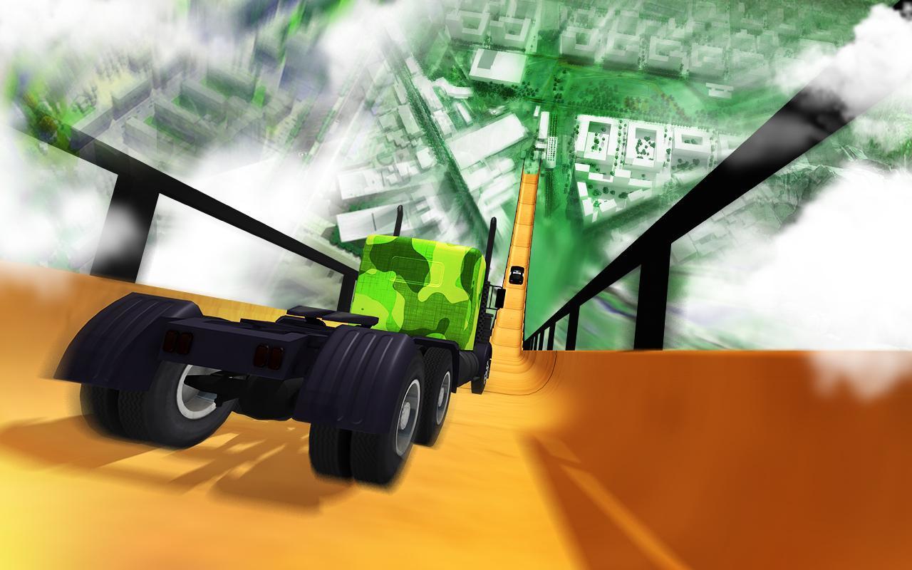 Army Mega Ramp Car Racing: US Army MegaRamp Truck 게임 스크린샷