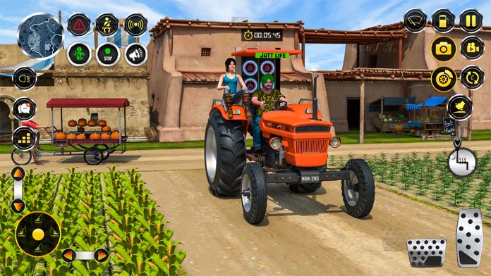 Jogo de fazenda de condução de trator agrícola versão móvel andróide iOS  apk baixar gratuitamente-TapTap