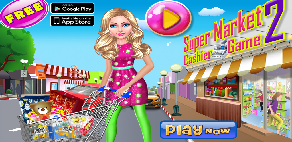 Banner of Super Market Cashier Game Fun 3.1.6