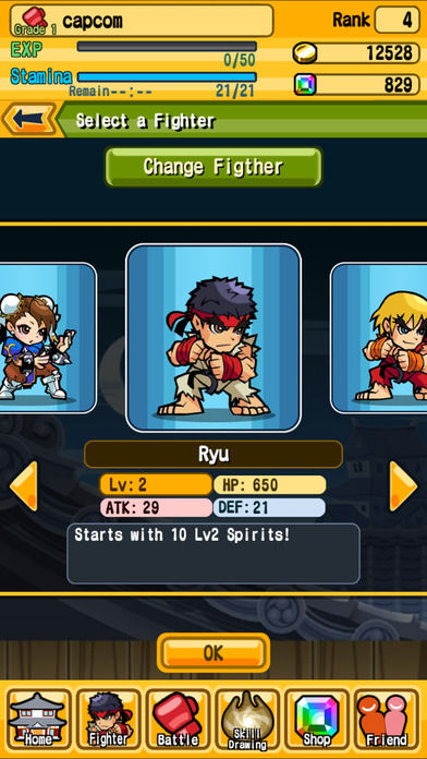 Street Fighter Puzzle Spirits screenshot game