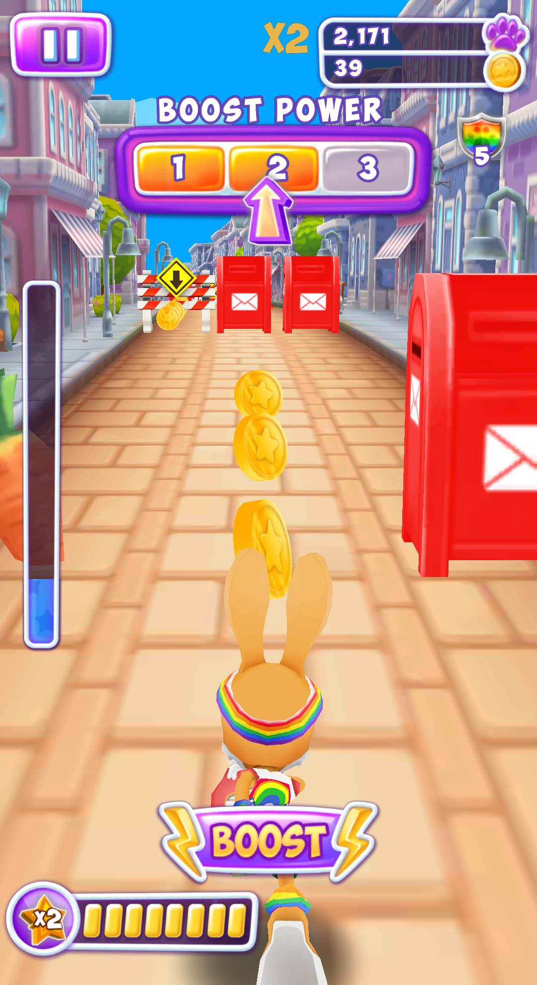 Screenshot of Bunny Rabbit Runner