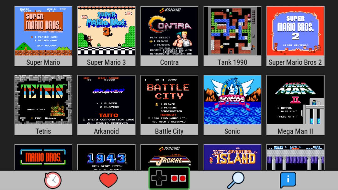 Screenshot of Classic Emulator - Arcade Games (Full Free Games)