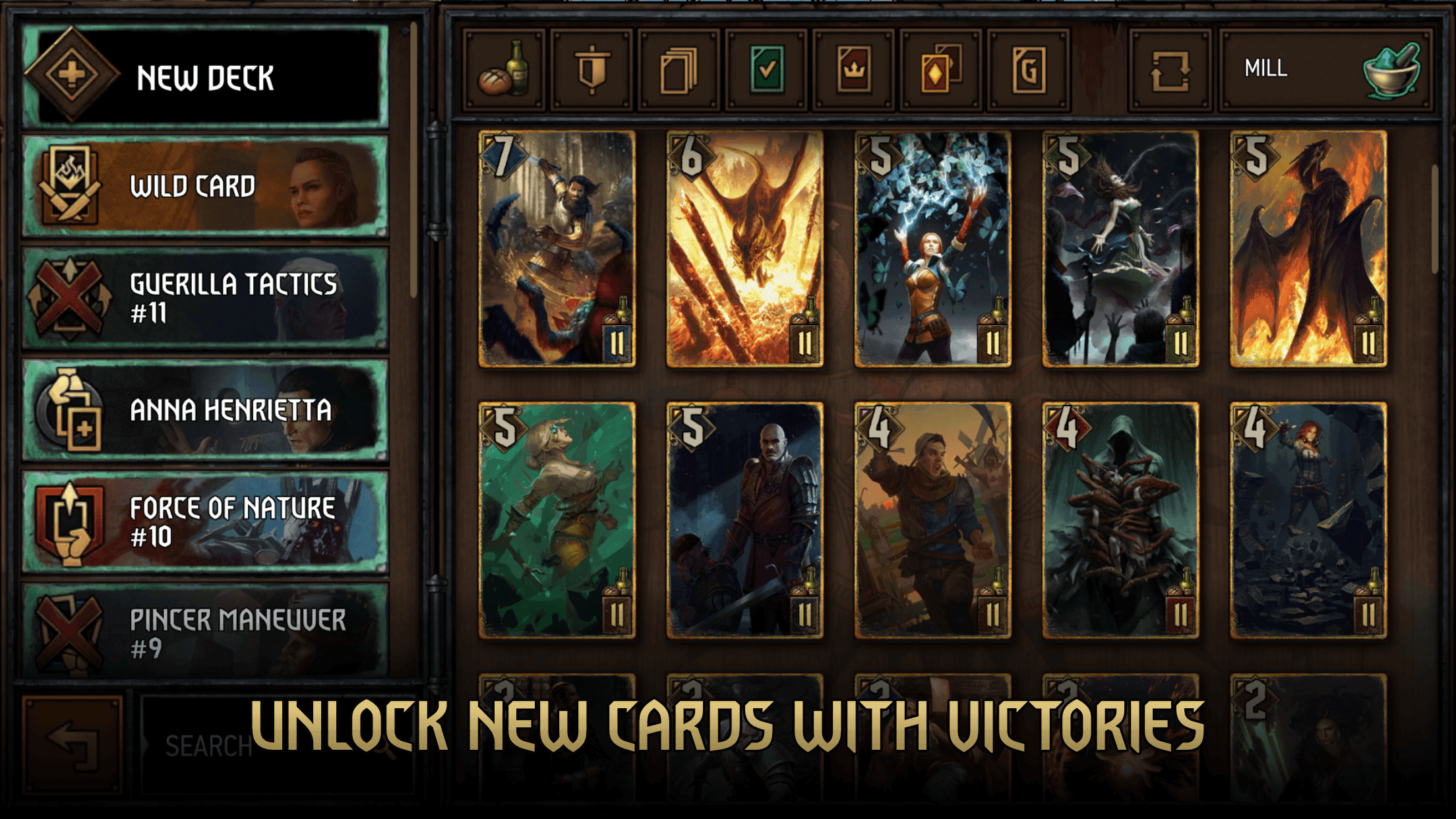 GWENT: The Witcher Card Game ภาพหน้าจอเกม