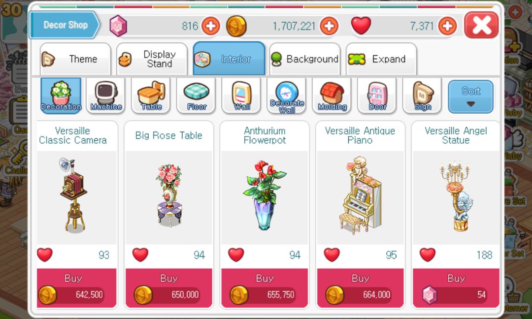 My Store screenshot game