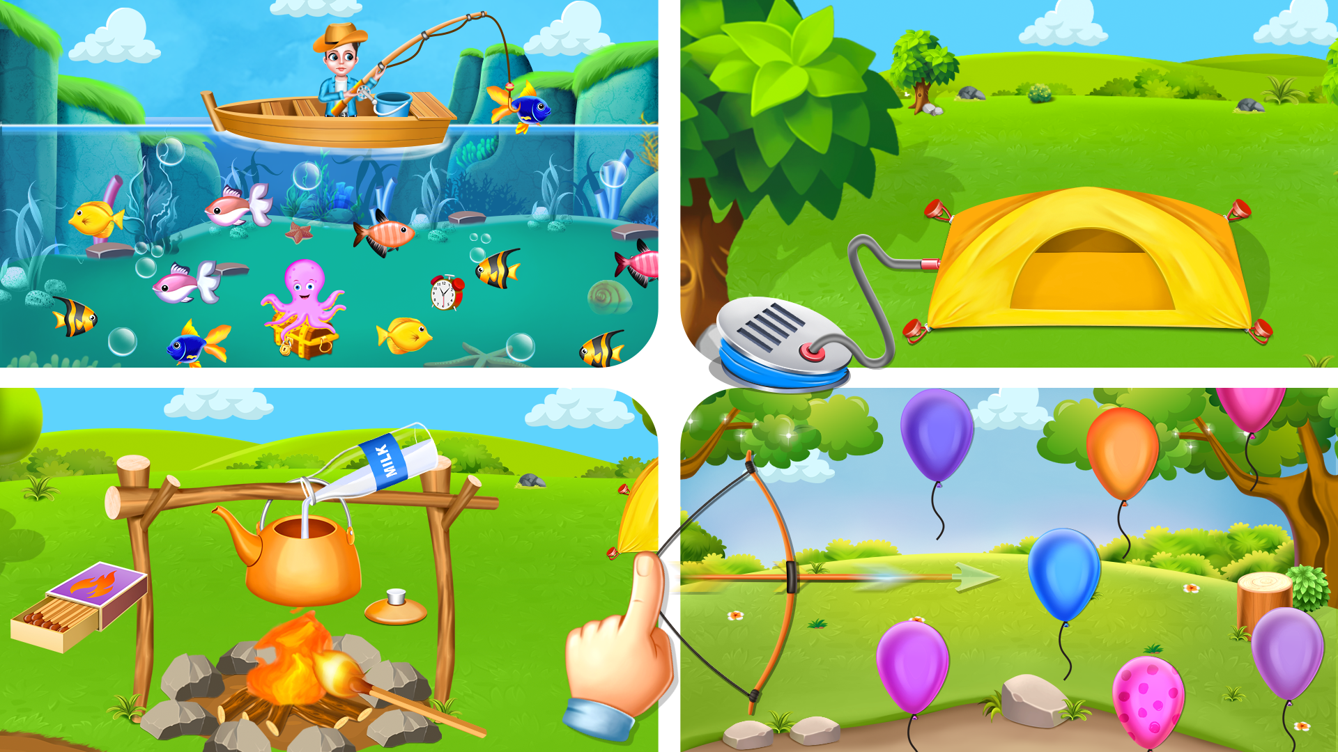 Camping Adventure Fun ภาพหน้าจอเกม