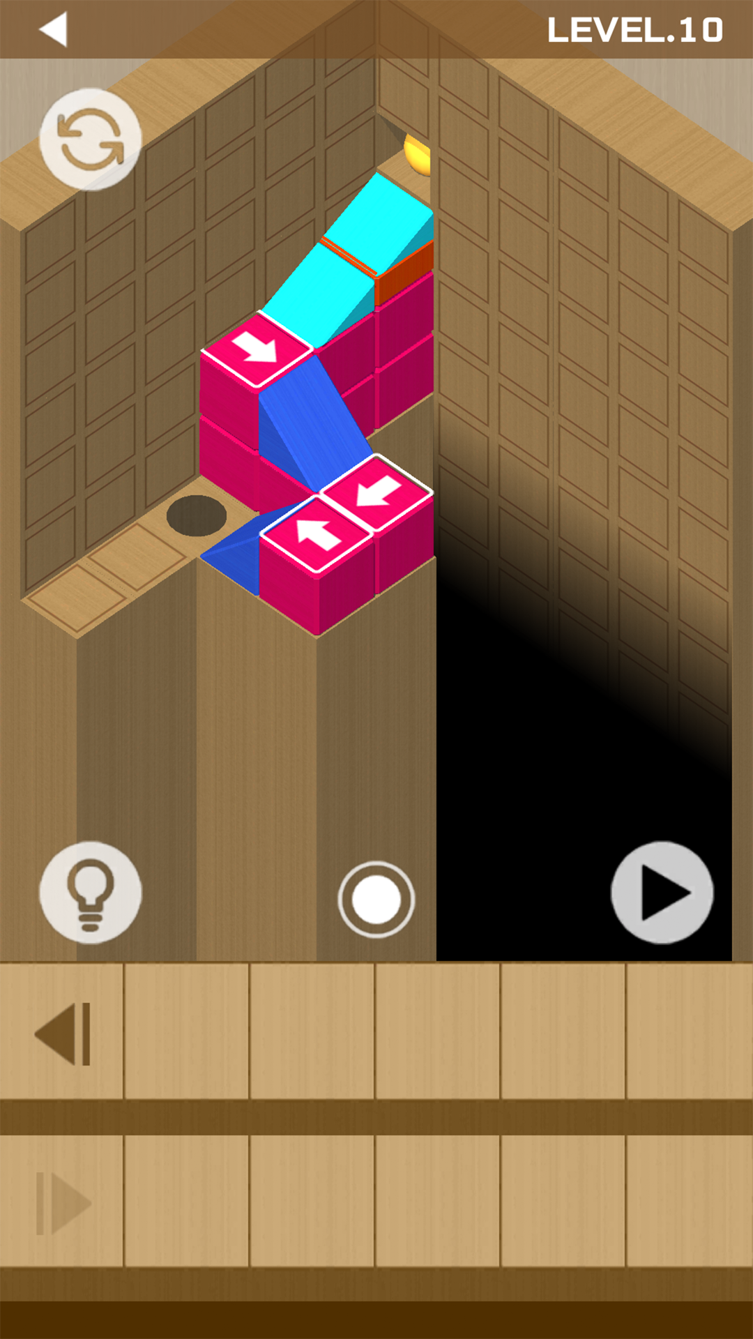 Screenshot 1 of Tijolos de madeira e quebra-cabeças de bola - jogo de quebra-cabeça de blocos 1.3.13