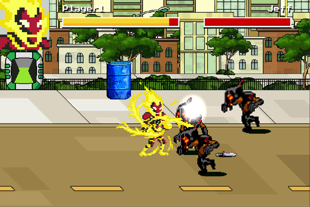 Ben Pixel 10 - Raging Fist Game Screenshot