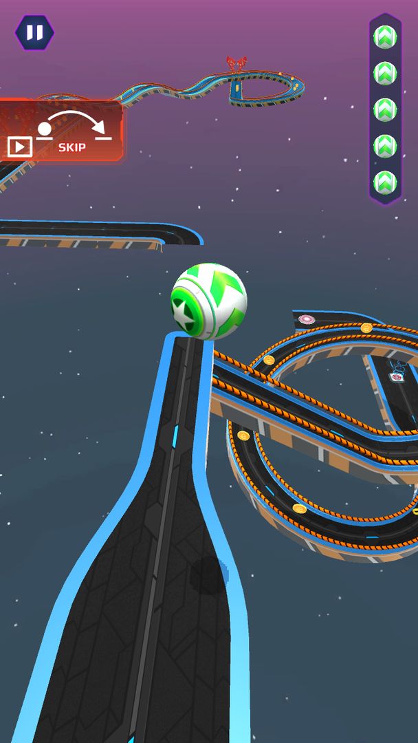 Screenshot of Sky Rolling Balls: Balls Games