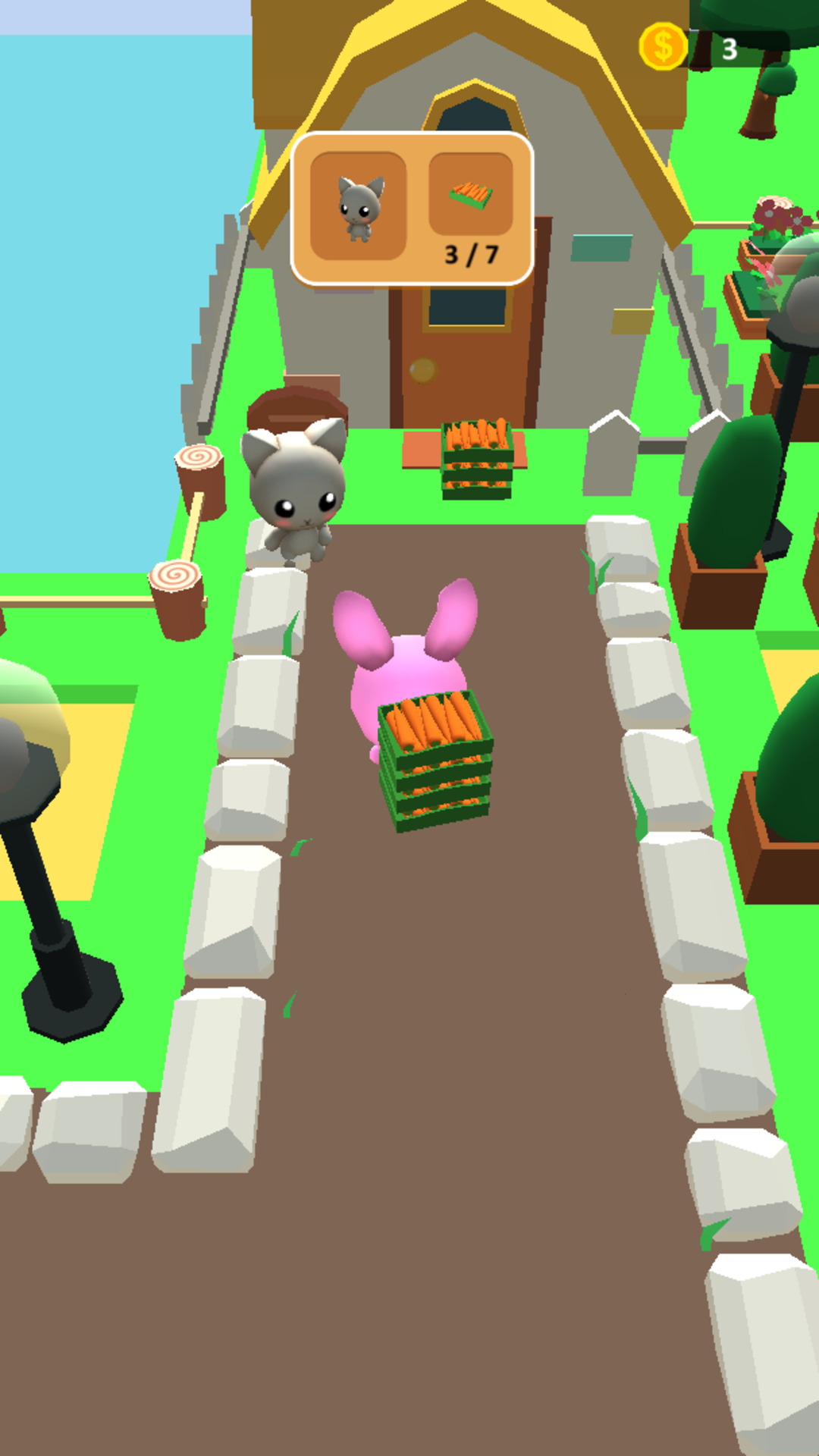 Hare Courier: Parcel Delivery! Game Screenshot