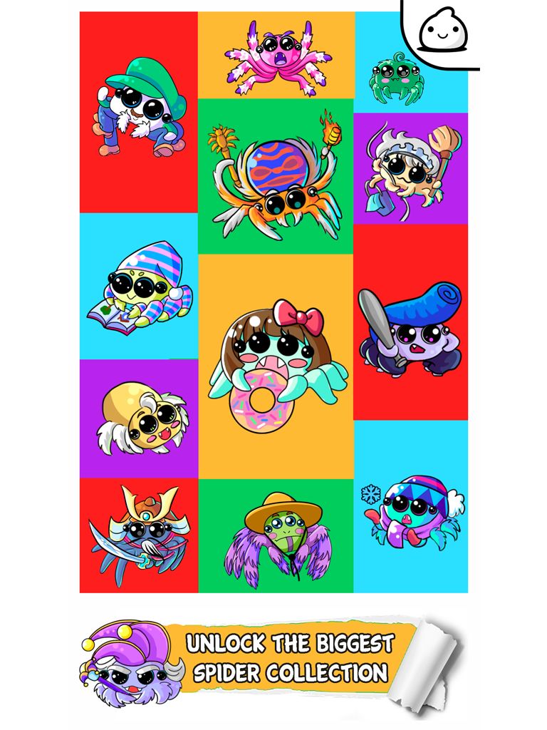 Spider Evolution - Idle Cute Kawaii Clicker遊戲截圖