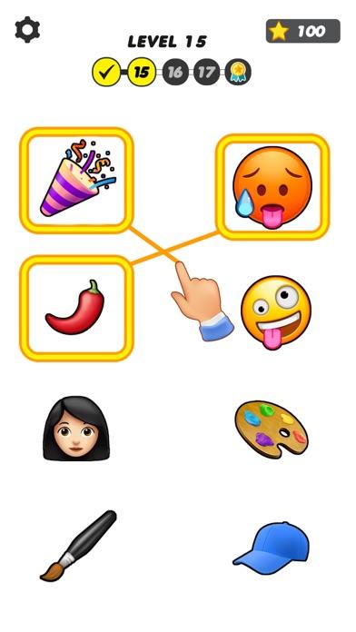 Captura de Tela do Jogo Emoji Puzzle: Fun Match Emoji