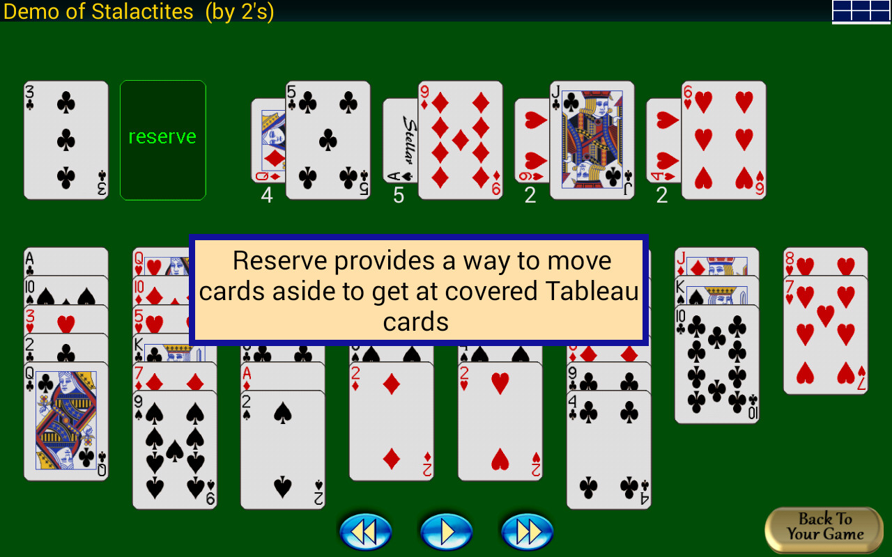 Stellar Solitaire Game Screenshot