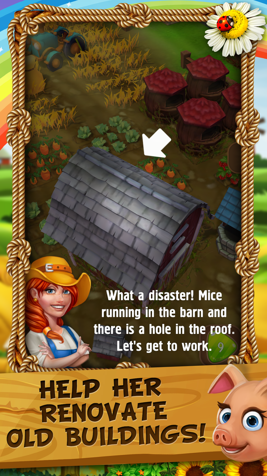 Jane's Ville - Farm Fixer Upper Game ภาพหน้าจอเกม