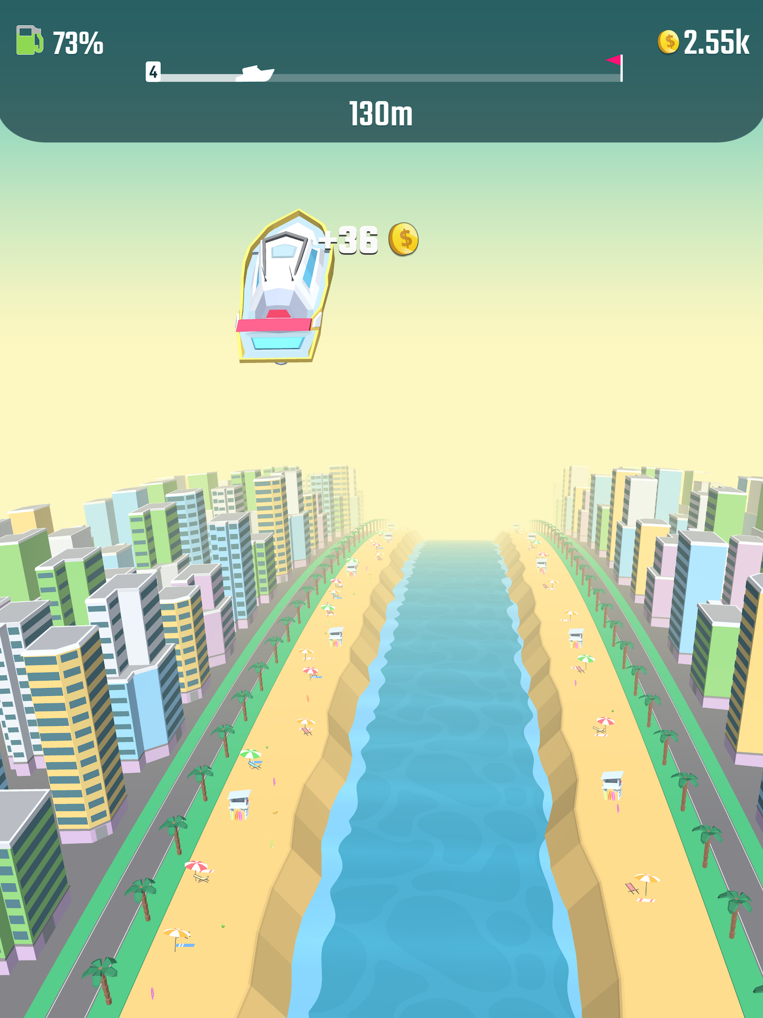Скриншот игры Flippy Boat