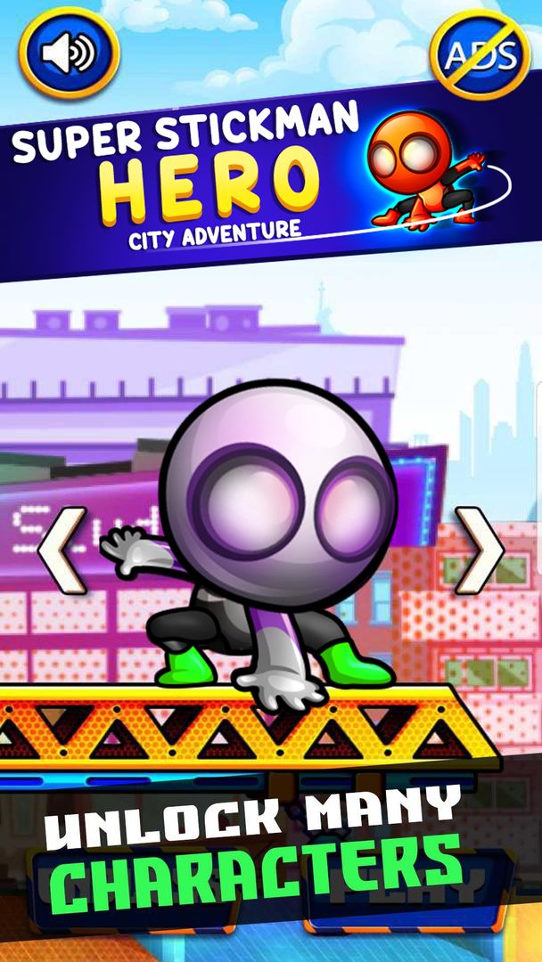 Super Swing Man: City Adventur 게임 스크린 샷