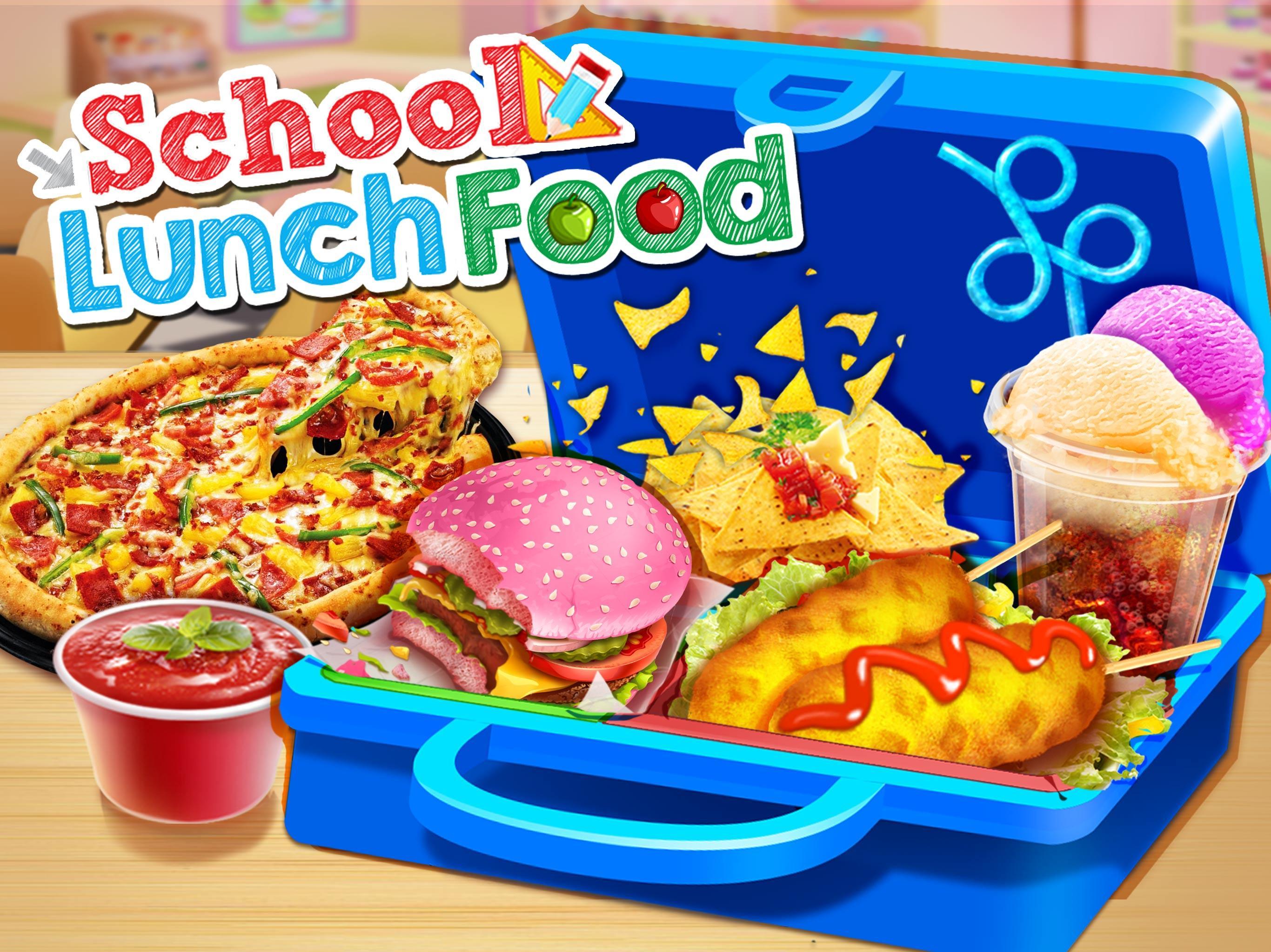 Captura de Tela do Jogo Lunch Maker Food Cooking Games