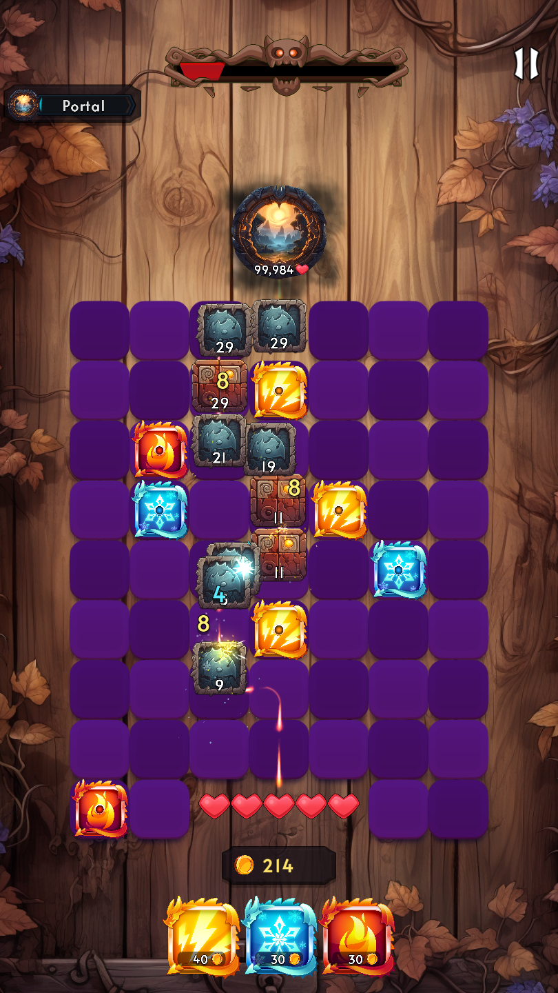 Dice VS Portals Tower Defense Game Screenshot