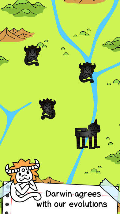 Monkey Evolution | 突变的猴子游戏 Game Screenshot