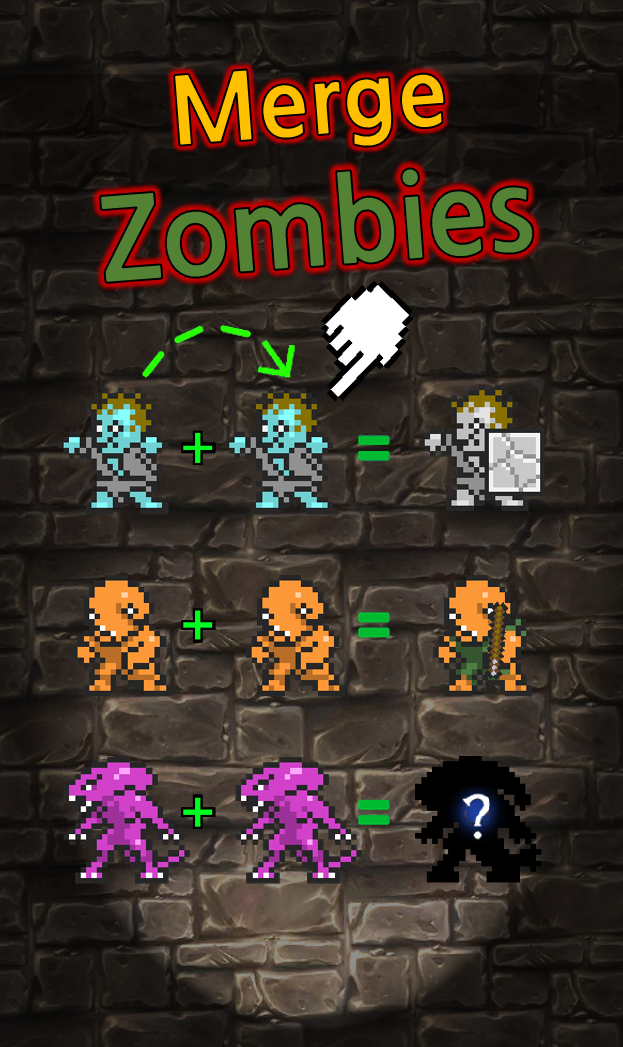 Grow Zombie : Merge Zombie Game Screenshot