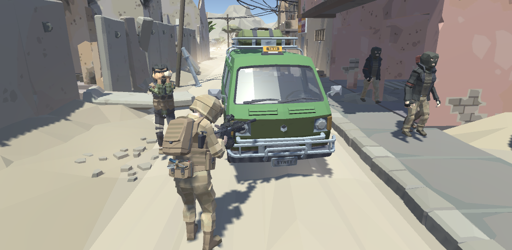 Screenshot of Dude Theft Military Open World