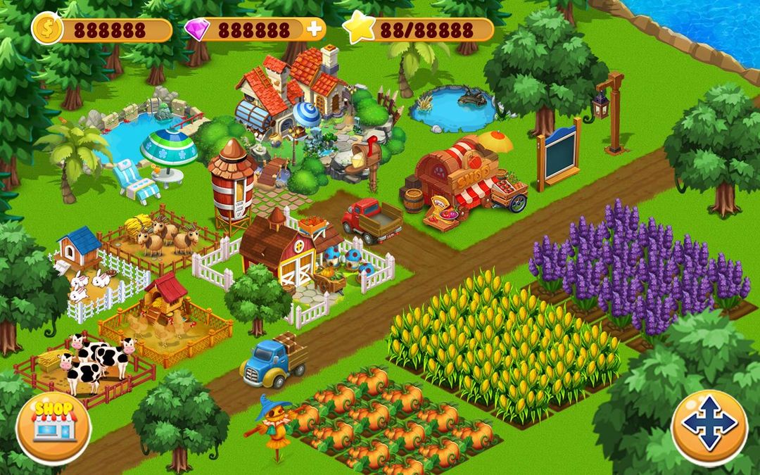 My Happy Farm Daily 게임 스크린 샷