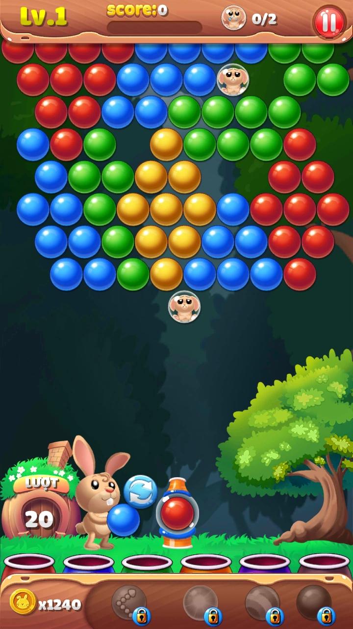 Screenshot 1 of Bubble Bunny Rescue - Bubble Shooter 1.17
