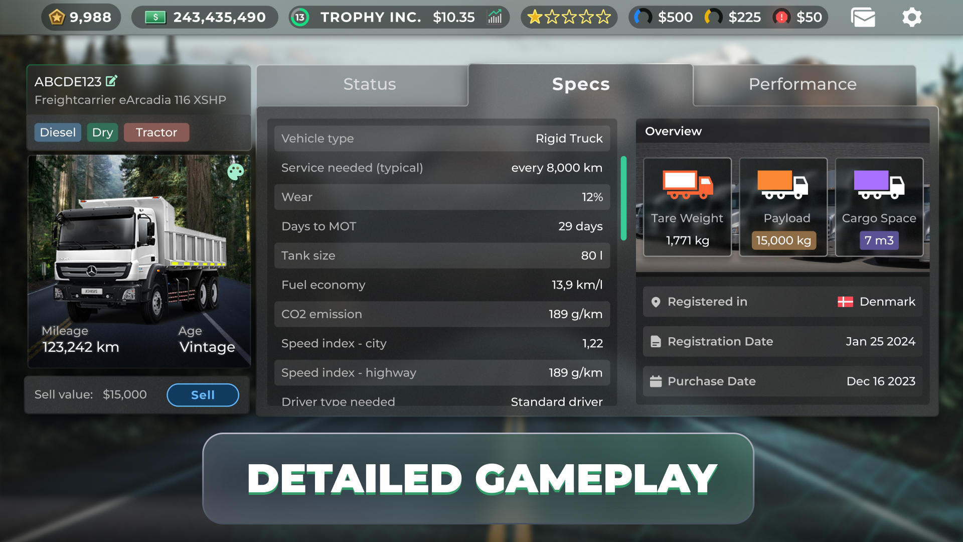 Truck Manager - 2026 Game Screenshot