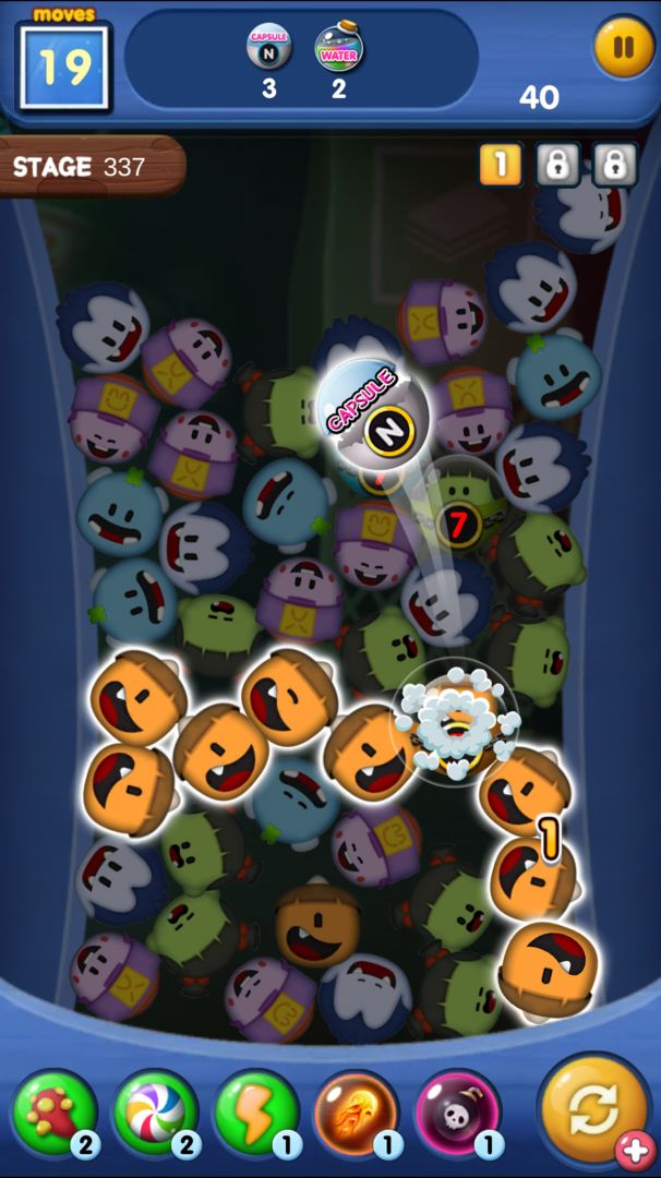 Screenshot of Funny Link Puzzle:Spookiz 2000