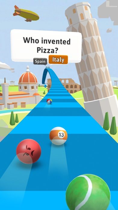 Screenshot of Trivia Race 3D - Roll & Answer