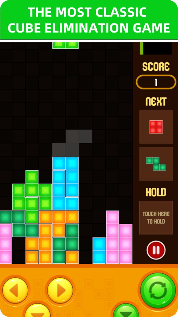 Screenshot of Free Block Puzzle - Classic Brick Tetris Game