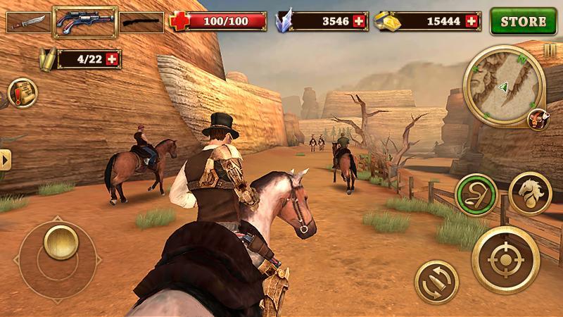 West Gunfighter Game Screenshot