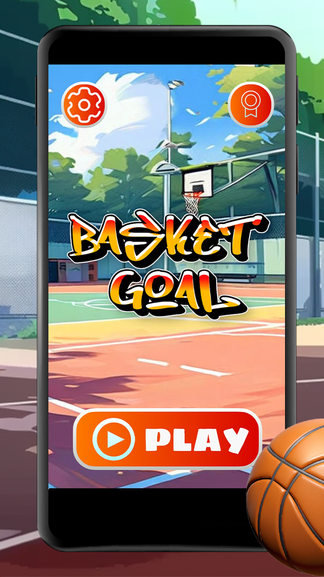 Cuplikan Layar Game Basket Goal