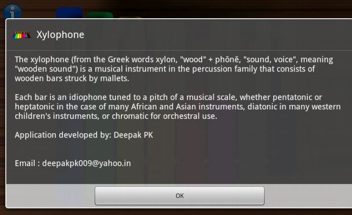 Screenshot of Xylophone