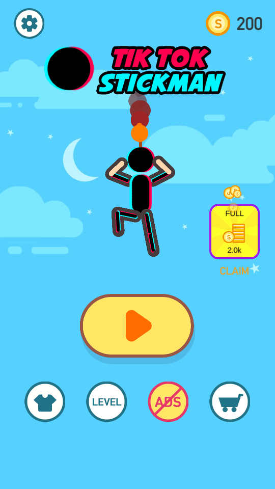 Cuplikan Layar Game Tik Tok Stickman