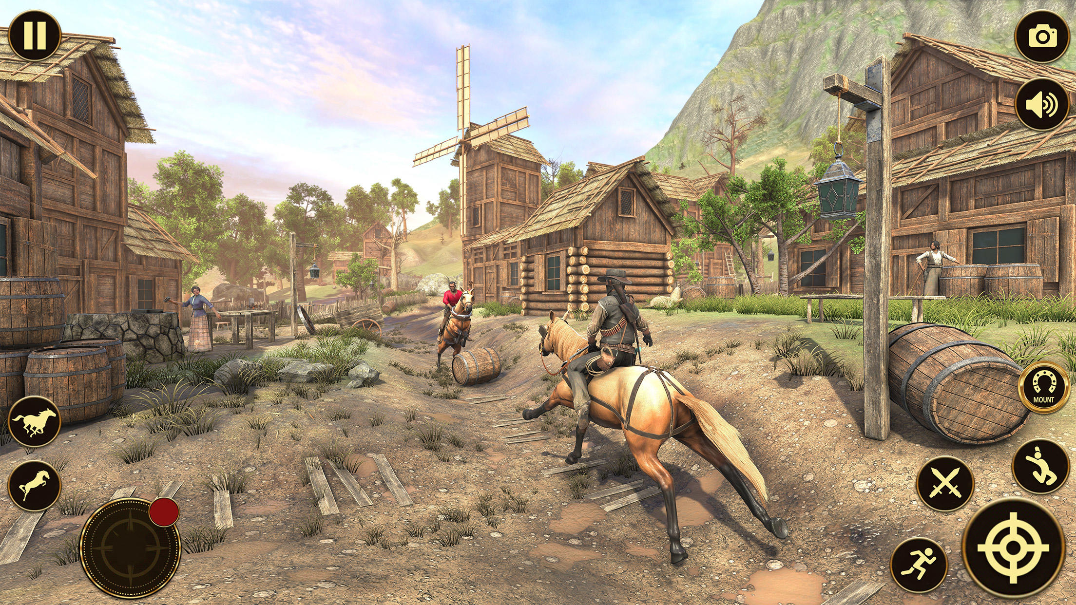 Screenshot 1 of Jogos De Vaqueiro : Wild West 1.0.5